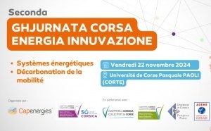 ⚡️SECONDA GHJURNATA 𝘾𝙊𝙍𝙎𝘼 𝙀𝙉𝙀𝙍𝙂𝙄𝘼 𝙄𝙉𝙉𝙐𝙑𝘼𝙕𝙄𝙊𝙉𝙀 [Systèmes énergétiques &amp; Décarbonation de la mobilité] vendredi 22 novembre à Corte