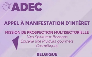 📢 [AMI] APPEL À MANIFESTATION D’INTÉRÊT ►L'ADEC organise une mission de prospection multisectorielle à Bruxelles du 2 au 4 avril 2025